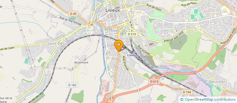 localisation de l'entreprise PUBLI STORES  LISIEUX