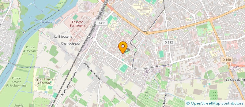 localisation de l'entreprise PUBLI-STORES à ANGERS