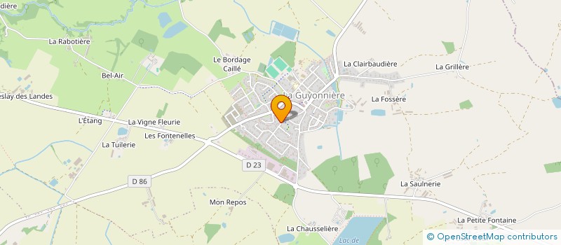 localisation de l'entreprise PUBLI STYL à SAINT GEORGES DE MONTAIGU