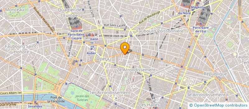 localisation de l'entreprise PUBLI TELE à PARIS