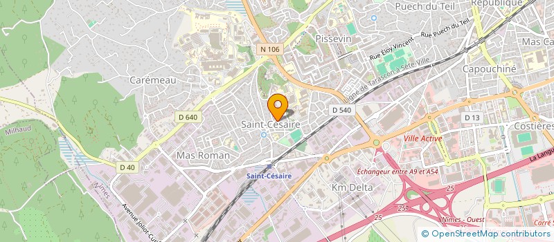 localisation de l'entreprise PUBLI-TEX à NIMES