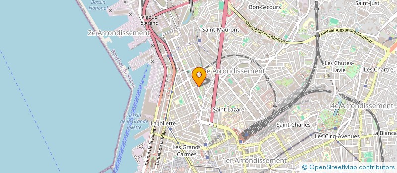 localisation de l'entreprise PUBLIC CITY à MARSEILLE