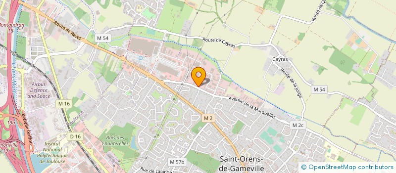 localisation de l'entreprise PUBLIC EXPERT  ESCALQUENS