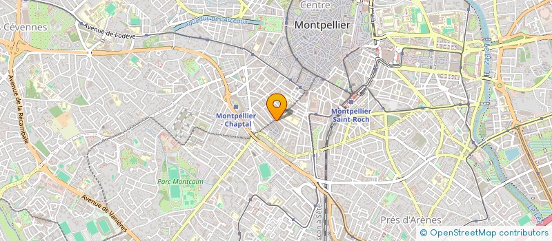 localisation de l'entreprise PUBLIC PROD' à MONTPELLIER