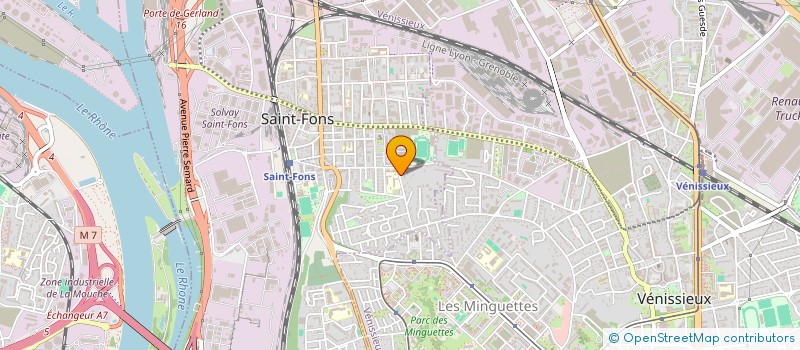 localisation de l'entreprise PUBLICADOM à SAINT-FONS