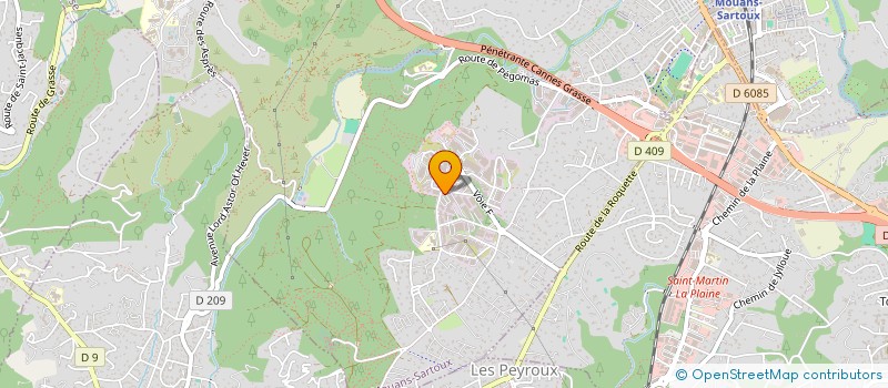 localisation de l'entreprise PUBLICATION DE L ECOLE MODERNE FRANCAISE  MOUANS-SARTOUX