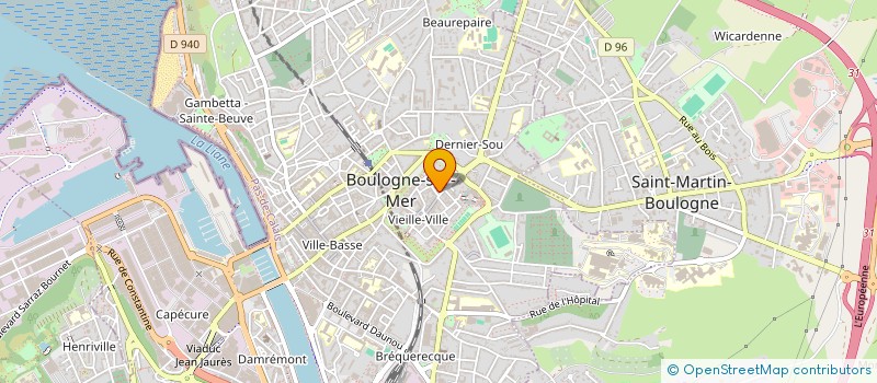 localisation de l'entreprise PUBLICATION REGARDS à BOULOGNE-SUR-MER
