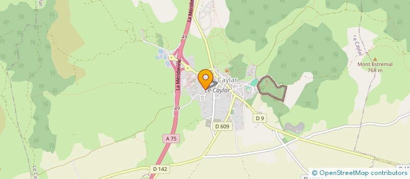 localisation de l'entreprise PUBLICATIONS 2000  LE CAYLAR