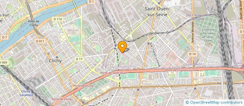 localisation de l'entreprise PUBLICATIONS INTERACTIVES MODERNES à SAINT-OUEN-SUR-SEINE