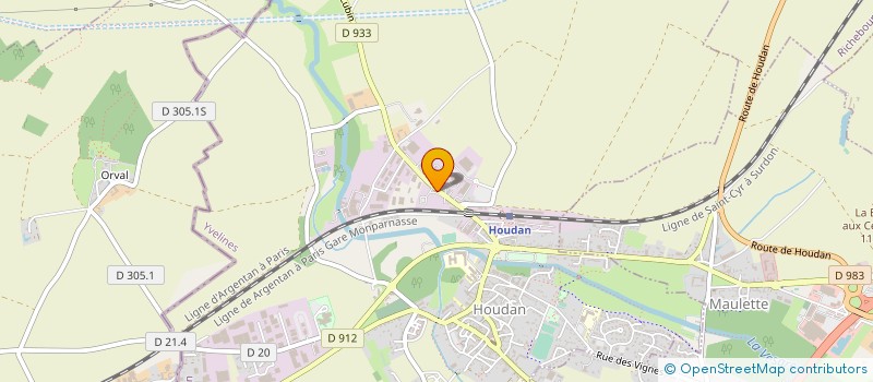 localisation de l'entreprise PUBLICATIONS VEDERE à HOUDAN