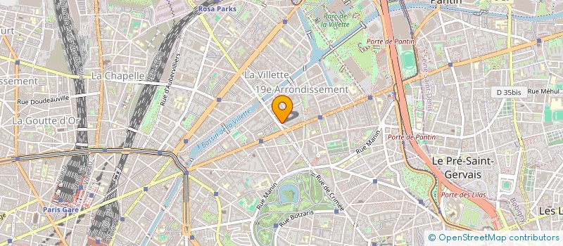 localisation de l'entreprise PUBLICIDIA  PARIS