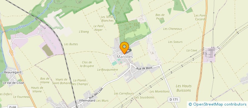 localisation de l'entreprise PUBLICITE ANIMATION MOBILE à MAROLLES