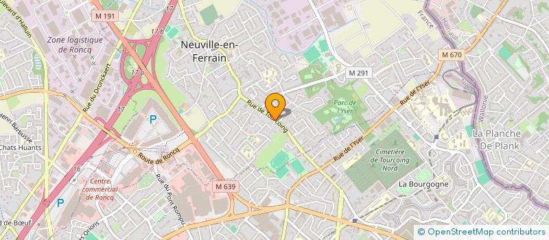 localisation de l'entreprise PUBLICITE FILMS PLAQUETTES à NEUVILLE-EN-FERRAIN