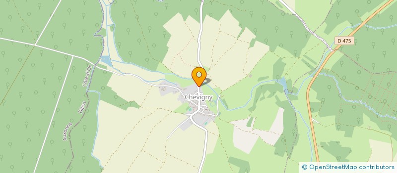 localisation de l'entreprise PUBLICITE LEPEUT  CHEVIGNY