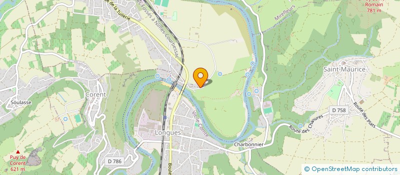 localisation de l'entreprise PUBLICITE PLASTIQUE SON  LES MARTRES-DE-VEYRE