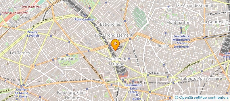 localisation de l'entreprise PUBLICITE PRESTATIONS SERVICE à PARIS