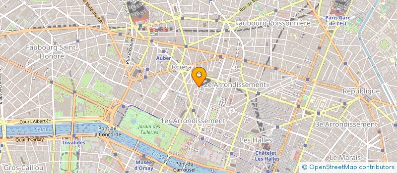 localisation de l'entreprise PUBLICITE REGIE EDITIONS SOCIA à PARIS