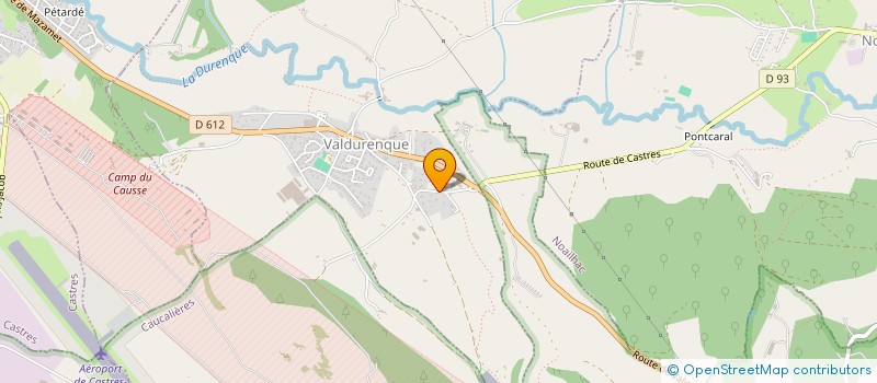 localisation de l'entreprise PUBLICITE TARNAISE SARL  VALDURENQUE