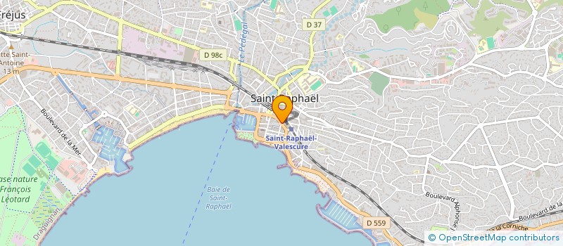 localisation de l'entreprise PUBLICITE TECHNIQUE CONSEILS ANNONCE à SAINT-RAPHAEL