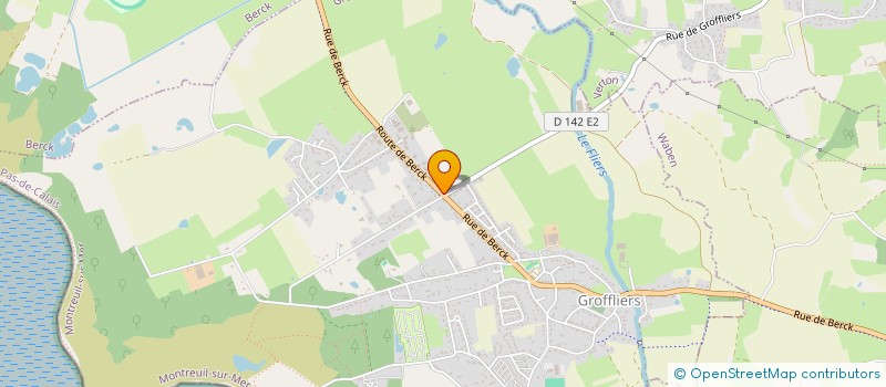 localisation de l'entreprise PUBLICITY ENSEIGNE  GROFFLIERS