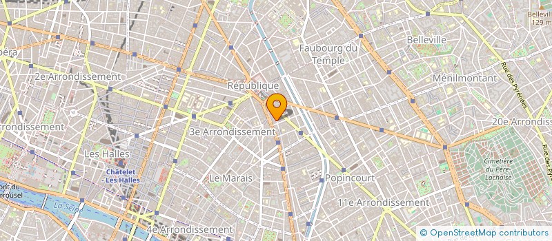 localisation de l'entreprise PUBLICO DIFFUSION  PARIS