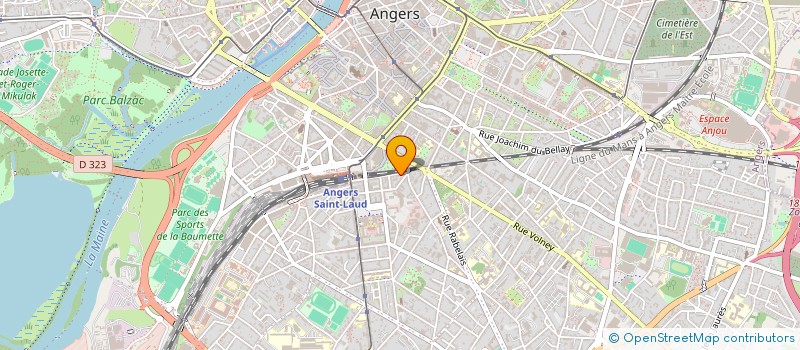 localisation de l'entreprise PUBLICOM  ANGERS