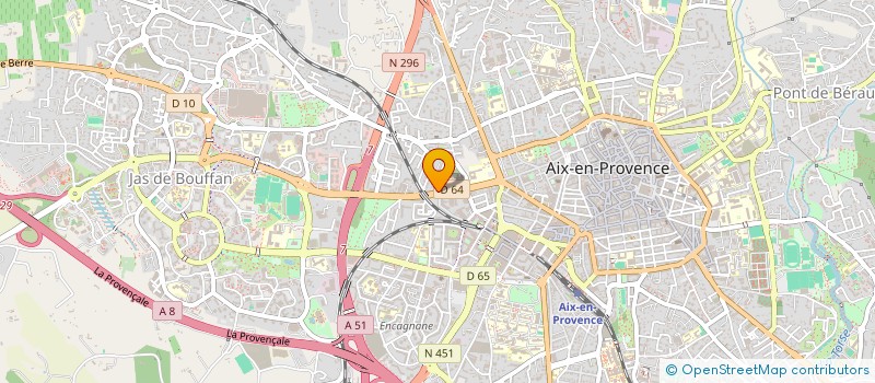 localisation de l'entreprise PUBLICOM MEDITERRANEE à AIX-EN-PROVENCE