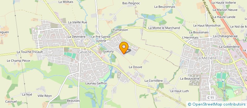 localisation de l'entreprise PUBLICONSEIL  GEVEZE