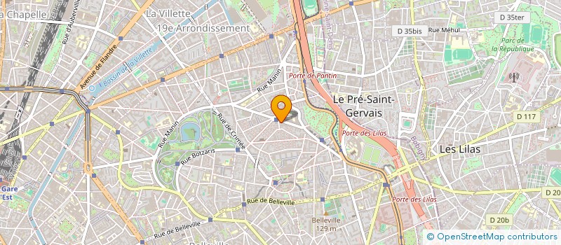 localisation de l'entreprise PUBLICONSEIL COMMUNICATION à PARIS