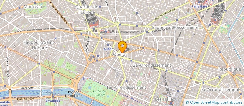 localisation de l'entreprise PUBLICORP  PARIS