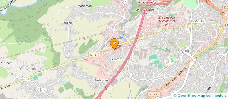 localisation de l'entreprise PUBLICY  ANNECY