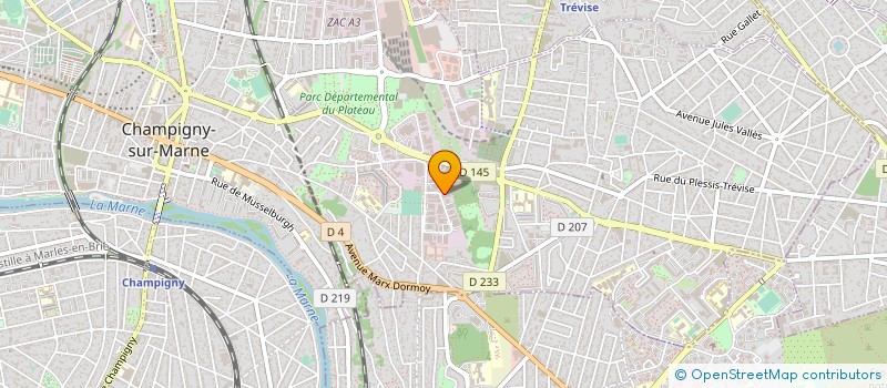 localisation de l'entreprise PUBLIDIFFUSION à CHAMPIGNY-SUR-MARNE