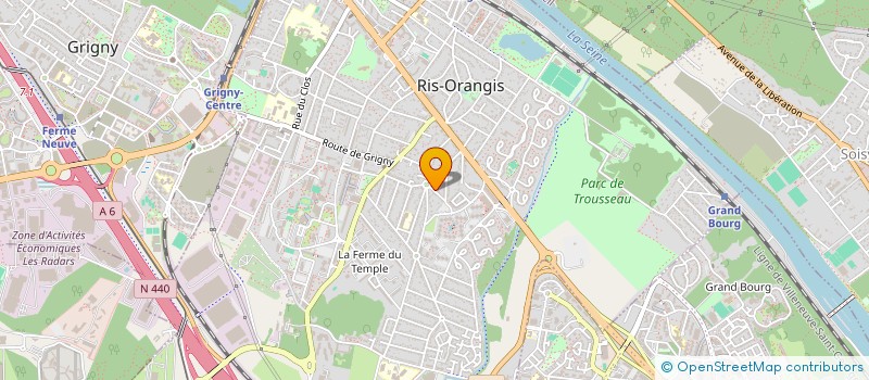 localisation de l'entreprise PUBLIFORM à RIS-ORANGIS