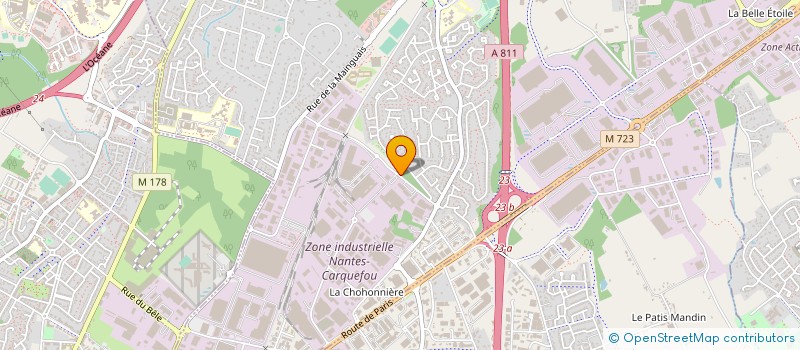 localisation de l'entreprise PUBLIGRAPH  CARQUEFOU