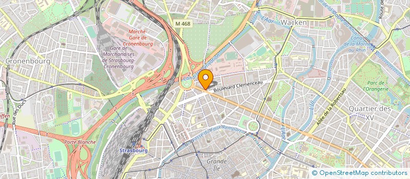 localisation de l'entreprise PUBLIMA à STRASBOURG