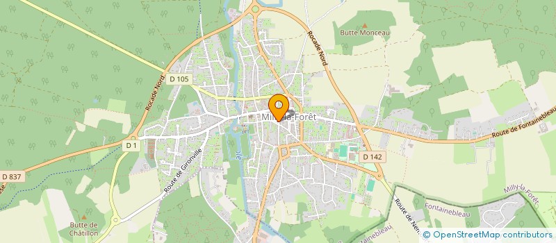 localisation de l'entreprise PUBLIMAIL  MILLY-LA-FORET