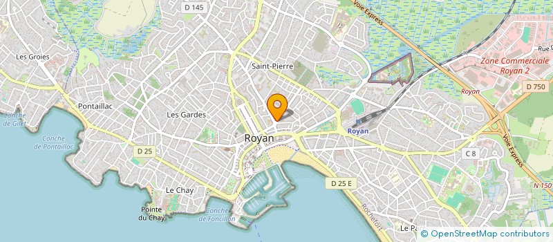 localisation de l'entreprise PUBLIMATHES à ROYAN