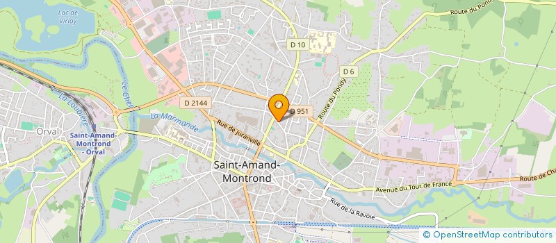 localisation de l'entreprise PUBLIMMO  SAINT-AMAND-MONTROND