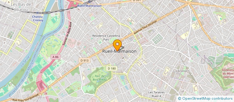 localisation de l'entreprise PUBLINEO à RUEIL-MALMAISON