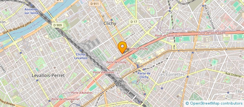 localisation de l'entreprise PUBLINET 92 à CLICHY
