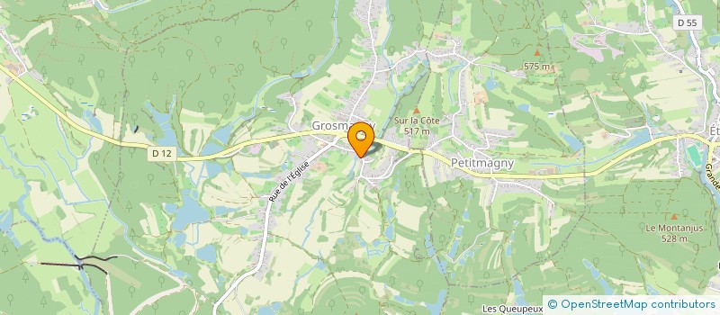 localisation de l'entreprise PUBLINK à GROSMAGNY