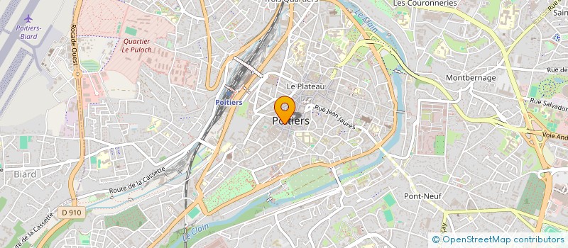 localisation de l'entreprise PUBLIPROMO à POITIERS