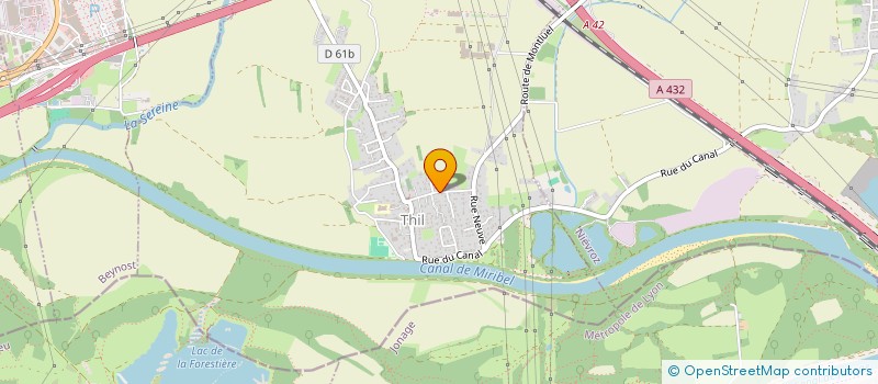 localisation de l'entreprise PUBLISENS  THIL