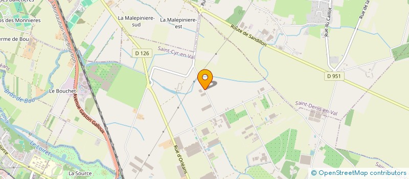 localisation de l'entreprise PUBLISH-IT  SAINT-CYR-EN-VAL