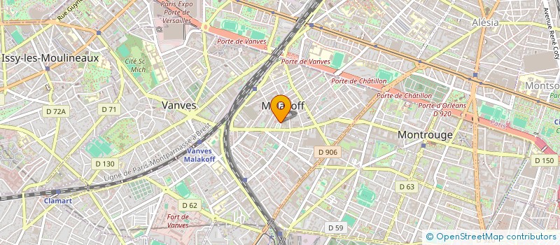 localisation de l'entreprise PUBLISPHERE SOLUTIONS  MALAKOFF