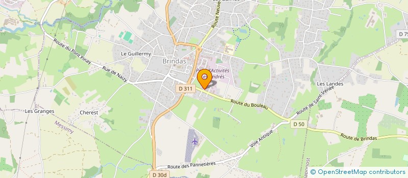 localisation de l'entreprise PUBLITAGS à BRINDAS