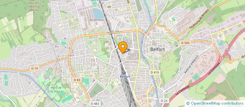 localisation de l'entreprise PUBLIVAL CONSEILS à BELFORT