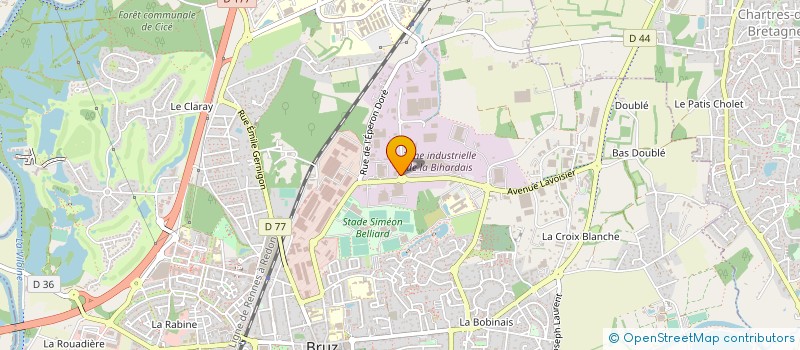 localisation de l'entreprise PUBLIVUE à BRUZ