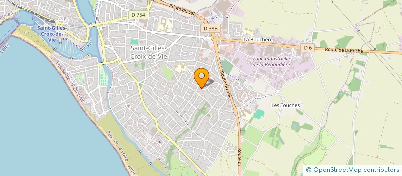 localisation de l'entreprise PUBLIZAR à SAINT-GILLES-CROIX-DE-VIE