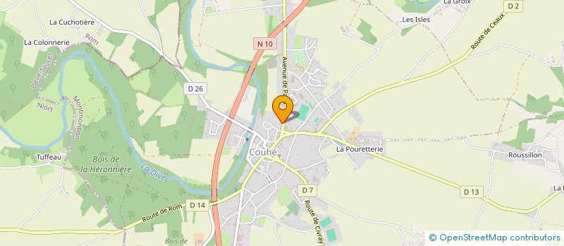 localisation de l'entreprise PUBWEB 86 à VALENCE-EN-POITOU